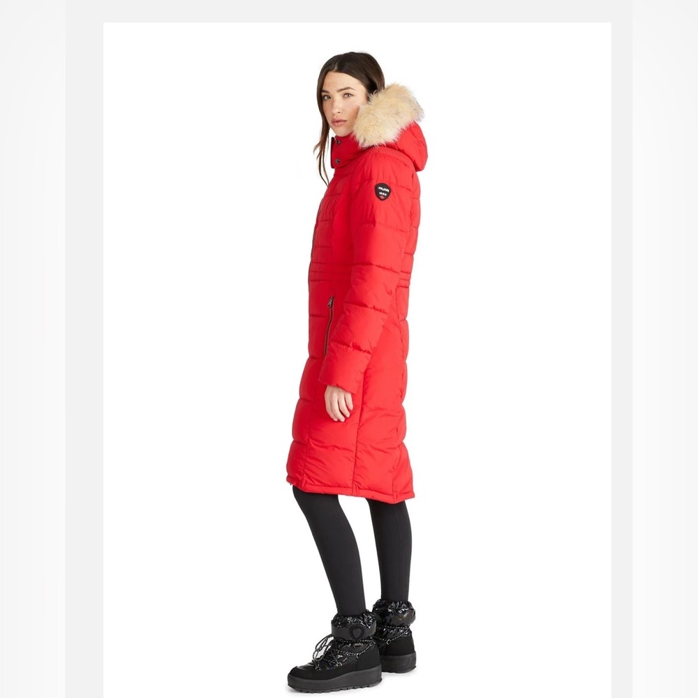 WOMEN'S QUILTED PUFFER W/ FAUX FUR